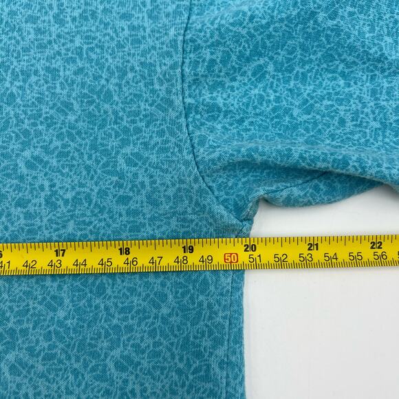 Vintage 90s Gitano Crop Graphic Tee Blue Sports Science - Picture 5 of 9